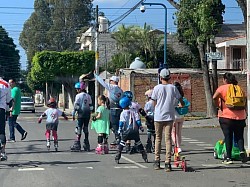 Rolleada, paseo por la calle