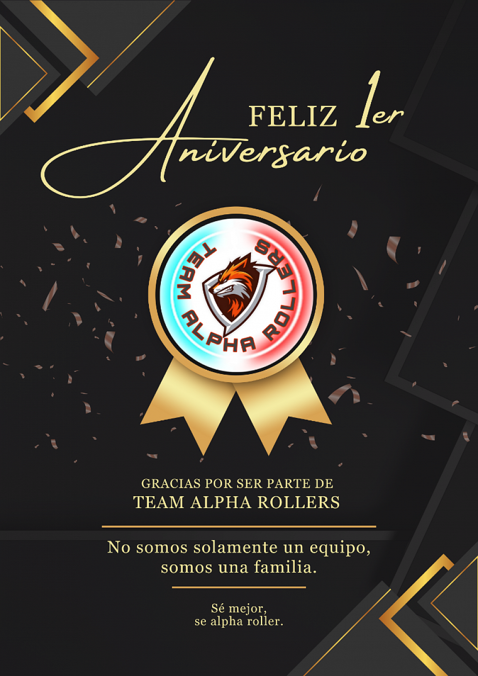 Primer aniversario Team Alpha Rollers noviembre 2023