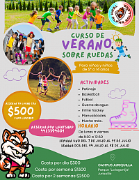 Curso de verano sobre ruedas